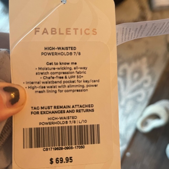 FABLETICS- gray leggings - Picture 5 of 5